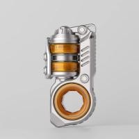 ราคา Gobigger Sinian Pei สแตนเลสสตีลส้อม Fidget Slider Pushing Anti ความเครียด Adhd Edc Fidget Spinner ของเล่น (42229142011)