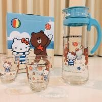 ราคา ชุดเหยือกชื่นใจคิตตี้&บราวไลน์ (6008831189)