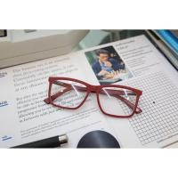 ราคา แว่นตา กรอบแว่นตา แว่นสายตา แว่นตาทรงเหลี่ยม เนื้อวัสดุ acetate แท้100% แข็งแรงทนทาน สีแดงขาว ขนาด55-15-145 (41463547773)