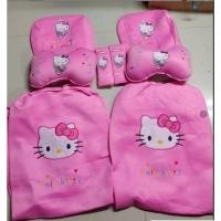 ราคา ชุดคลุมเบาะรถยนต์ / ชุดแต่งรถ 10ชิ้น ลายคิตตี้ (79316711)