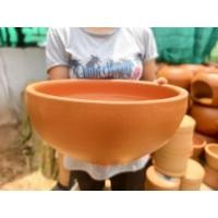 ราคา อ่างดินเผา กว้าง12 นิ้วอ่างบัวดินเผา อ่างเลี้ยงปลาดินเผาและ มีแบบเจาะรูสำหรับปลูกต้นไม้ได้ (41217666981)