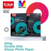 ราคา [ 300GSM DOUBLE SIDED ] A4 50 แผ่น JOJO WATER RESISTANT GLOSSY PHOTO PAPER INKJET PRINTING เค้ก TOPPER (26903111955)