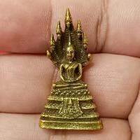 ราคา พระพุทธรูปปางนาค พระพุทธรูปประจำวันเสาร์ เนื้อทองเหลือง ขนาด 3 ซม. (25616030482)