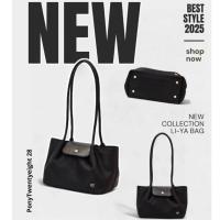 ราคา LI-YA BAG จากร้าน Pony twentyeight 28 กระเป๋าไนลอนสีดำ มือ 1 ของแท้ 100% (42267400502)