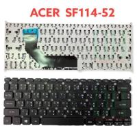 ราคา แป้นพิมพ์ คีย์บอร์ดโน๊ตบุ๊ค Acer Swift 3,10 SF114-52 Laptop Keyboard (23980939454)