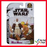 ราคา Star Wars Clone Wars Mace Windu 6" figure สตาร์วอร์ส โคลนวอร์ส เมซ วินดู ขนาด 6 นิ้ว ฟิกเกอร์ (14936392492)