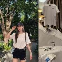 ราคา เสื้อยืดผ้าทรายกีฬา logo ปัก แบรนด๋Kappa ของแท้มือสอง (26051859184)