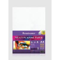 ราคา Renaissance กระดาษ 100 ปอนด์ เนื้อหยาบ+เรียบ ขนาด A4 หนา 200 แกรม 50แผ่น จำนวน 1 แพ็ค (23354355163)