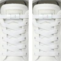 ราคา 2 คู่กดล็อคเชือกผูกรองเท้าโดยไม่ต้องผูกยืดหยุ่นเชือกผูกรองเท้ารองเท้าผ้าใบเทนนิสไม่มีผูกรองเท้า เชือกผูกรองเท้า รองเท้าอุปกรณ์เสริม (26444206119)