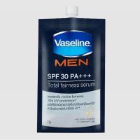 ราคา กันแดด Vaseline วาสลีน เมน โททัล ไบร์ทเทนนิ่ง เซรั่ม เอสพีเอฟ 30 พีเอ+++ 1ซอง (24332841971)