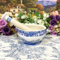 ราคา Vintage Spode Blue Italian Mortar and Pestle ครกและสาก (17398812640)
