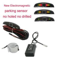 ราคา ﻿Londomai Electromagnetic Parking Sensor เซนเซอร์ถอยหลังแบบไม่เจาะกันชนพร้อมจอLED แสดงแถบบอกระยะ รุ่น U303 (6515084340)