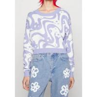 ราคา (ของแท้) HOLLISTER sweater สเวตเตอร์ สีม่วง (22064967745)