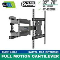 ราคา Kaloc X5A 32 "70" Slim Ultra Strong Full Motion LED LCD TV Wall Mount TV Bracket Holder Penyangkut Dinding Tv Lg Samsung (44606064918)