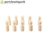 ราคา PART ไม้ Peg ตุ๊กตาชายหญิง DIY ไม้ธรรมชาติ 20 ชิ้นสําหรับเด็กเด็กน่ารักงานฝีมือไม้ (46956391709)
