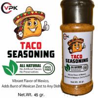 ราคา Taco Seasoning, Mexican Spice Seasoning, Multipurpose Seasoning- 45gr-Spicy & Smoky Flavor. Mexican Food (28723694662)