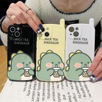 ราคา ส่งจากไทย เคสสำหรับไอโฟน11 ไดโนเสาร์สีเขียว เคสโทรศัพท์อิฐ RetroTPU For IPhone17 16Pro 15 14 11 12 13ProMax 7/8Plus XSXR (57205554377)