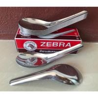 ราคา ช้อนสั้นม้าลาย ช้อนสแตนเลส ช้อนหัวม้าลายใหญ่ ขนาด 4.2 ซม. (1โหล/กล่อง) (ตราหัวม้าลาย) (3289302867)