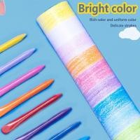 ราคา 12/24/36/48 ชุดระบายสีวาดภาพด้วยมือที่ไม่สกปรก เครื่องเขียนศิลปะ ดินสอสีพลาสติกปลอดสารพิษ (42373481119)