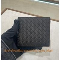 ราคา ยิงจริงใหม่เอี่ยม BOTTEGA VENETA (Bottega) หนังลูกวัวสีดำทอคลิปสั้นยก 8 ใบ 113993 กระเป๋าสตางค์ผู้ชาย (24133159294)