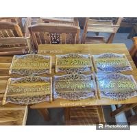 ราคา ป้ายบ้านนี้ดีมั่งมีศรีสุข ป้ายไม้ ป้ายไม้สัก ป้ายบ้าน ป้ายหน้าบ้าน ขนาด38*26 ซม. (24661379701)