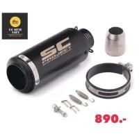 ราคา ปลายท่อ SC Project ไดร์สีดำ คอ 2 นิ้ว ดังลั่นซอย!!! . (54950256013)