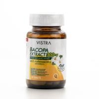 ราคา Exp.6/2027 (30 เม็ด) สารสกัดพรมมิ Vistra Bacopa Extract 300mg (1175511670)