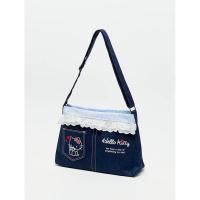 ราคา พรีออเดอร์[ลิขสิทธิ์แท้] Sanfu x Hello Kitty Denim Bag กระเป๋าสะพายคิตตี้ | กระเป๋า Hello Kitty (43823072502)