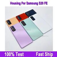 ราคา สําหรับ Samsung Galaxy S20 FE 4G 5G แบตเตอรี่ฝาหลังประตูกล้องเลนส์กรอบอะไหล่ S20FE 5G (49100102674)