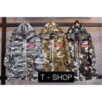 ราคา เสื้อแขนยาว ฮู้ดลายทหาร ลายSupreme ตรงอก (721162061)