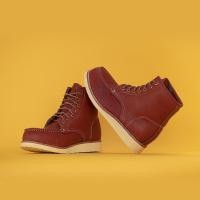ราคา รองเท้าหนังวัวแท้ ชามัวร์ ชนิดนิ่ม บูท หุ้มข้อ สีน้ำตาลแทน StepPro Boots Code 956 (717287266)