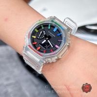 ราคา G-Shock Casioak Ga-2100 Jelly Rainbow Dial Skeleton (13927496283)