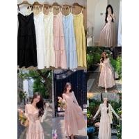 ราคา LILY งานนำเข้า เดรสยาว ดีเทลน่ารัก เดรสใส่เที่ยว/ใส่ออกงานได้เลยค่า เดรสสวยๆ เดรส เดรสน่ารักๆ (43627901423)