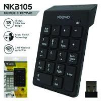 ราคา Nubwo NKB-105 Numeric Keypad Wireless 18Keys Silent Switch แป้มพิมพ์ตัวเลขไร้สาย (57604813174)