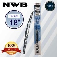 ราคา NWB ใบปัดน้ำฝน NWB AQUA GRAPHITE ขนาด 18 นิ้ว (2222987095)
