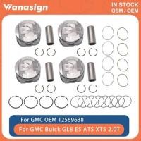 ราคา Engine Piston Ring With Ring Set Oversize 0.5 Fit 2.0 L l4 GAS For Chevrolet Buick Regal Cadillac G (56106299785)