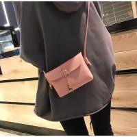 ราคา กระเป๋าสะพายแฟชั่นสำหรับผู้หญิง กระเป๋าสะพาย สีพื้นเรียบหรูดูดี ใส่ของใช้จุกจิก ดีไซน์สวยมากๆค่ะ พร้อมส่งสีชมพู (17298995803)