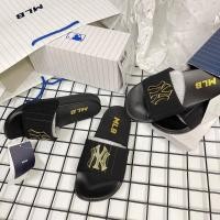 ราคา ✟✼ของแท้รองเท้าแตะ MLB Logo NY ป้ายเกาหลีรองเท้าผ้าใบผู้หญิง ชาย (20589869015)