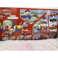 ราคา ของเล่น ของเล่นเด็ก ตัวต่อ บล็อคดูโป Racing car CARS ตัวต่อรถแข่ง ตัวต่อชุดการ์ตูน ตัวต่อCAR RACING 59pcs. (8397232361)