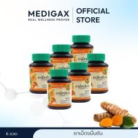 ราคา (ชุด 6 ขวด) Khaolaor ขาวละออ ยาเม็ดขมิ้นชัน 60 เม็ด/ขวด (27355235248)