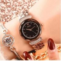 ราคา GEDI (จีดี้ วอช) นาฬิกาข้อมือผู้หญิง สีพิงค์โกล์ หน้าปัดดำ งานเกาหลี ของแท้ กันน้ำได้ - พร้อมกล่อง (1271968770)