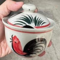 ราคา โถเครื่องปรุงเซรามิค ลายไก่ หม้อเครื่องปรุง 3.75 นิ้ว สูง3.5นิ้วรวมฝา โถใส่น้ำจิ้ม โถพริกน้ำปลา ไม่มีช้อน (28260025866)