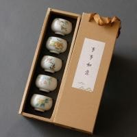 ราคา Yueyue Bairu Kiln ถ้วยชากังฟูถ้วยชาเซรามิกโบราณ Ru Porcelain Open Master Cup (29458277904)