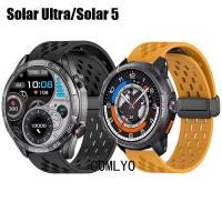 ราคา สําหรับ Haylou Solar Ultra / Solar 5 สายนาฬิกาอัจฉริยะซิลิโคนปุ่มแม่เหล็กนุ่มกีฬาผู้ชาย Band สายรัดข้อมือกลางแจ้ง (54505427373)