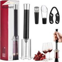 ราคา DAGMARC ชุดเปิดไวน์, จุกสุญญากาศพร้อมเครื่องเติมอากาศแบบแมนนวลที่เปิดขวดแรงดันอากาศ, ปั๊มแรงดันเทเนอร์ที่เปิดไวน์ (42178866896)