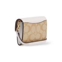 ราคา ของแท้ % กระเป๋าสตางค์ COACH CU172 MINI ENVELOPE WALLET WITH STRAP IN SIGNATURE CANVAS (IMDQC) (25188477622)