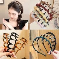 ราคา ห่วงผมหยักแฟชั่นเกาหลีสําหรับผู้หญิง ที่คาดผมล้างหน้าแบบใหม่เครื่องประดับผม (26856495533)