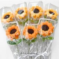 ราคา ช่อดอกไม้กำมะหยี่ ดอกทานตะวัน ช่อดอกทานตะวัน DIY ของขวัญรับปริญญา ดอกไม้ปัจฉิม ของขวัญปัจฉิม (45951421601)