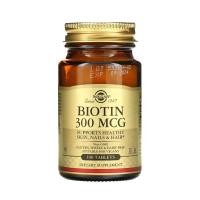 ราคา exp 08/2027 ไบโอติน Solgar Biotin 300 mcg - 100 Tablets (43223384288)