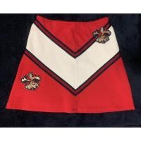ราคา Jaspal red white and collegiate navy short skirt size s ยัสปาล กระโปรงทรงเอสีแดง (3344144657)